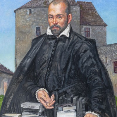 MONTAIGNE · Óleo sobre lienzo · 100x81cm · 2014