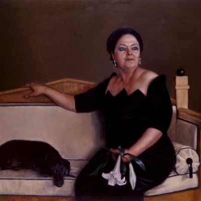 MARÍA DE RUSIA · Óleo sobre lienzo · 89x116cm · 2002