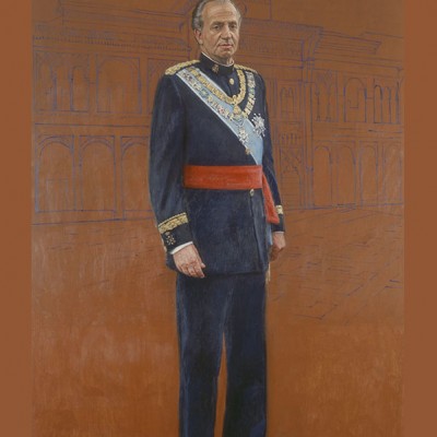 REY JUAN CARLOS · Óleo sobre lienzo · 195x130cm · 1998