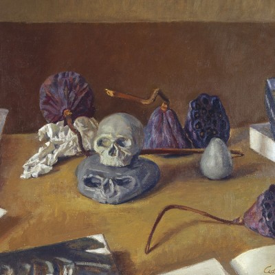 MOMENTO MORI · Óleo sobre lienzo · 38x46cm · 2000