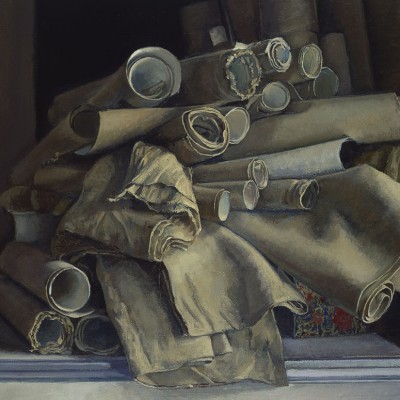 ROLLOS DE LIENZO · Óleo sobre lienzo · 54x65cm · 2001