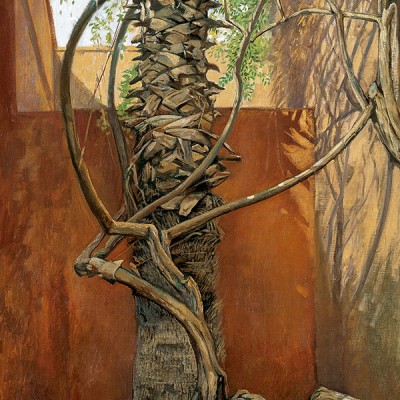 TRONCO DE PALMERA · Óleo sobre lienzo · 92x73cm · 2003