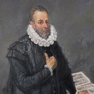 CERVANTES · Óleo sobre lienzo · 100x81cm · 2014