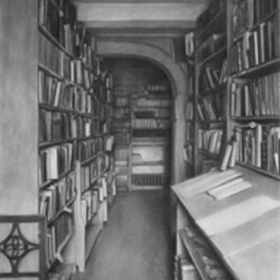 GOETHE WEIMAR, BIBLIOTECA · Carboncillo sobre papel · 100x73cm · 2005