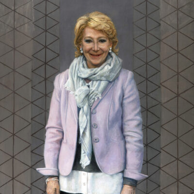 ESPERANZA AGUIRRE · Óleo sobre lienzo · 116X89cm · 2022